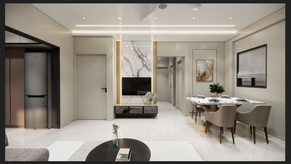 Sable Sir living room 3D design
